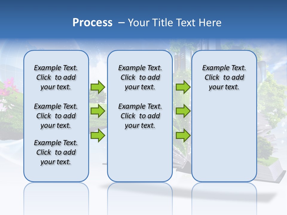 Concept Sky Meadow PowerPoint Template