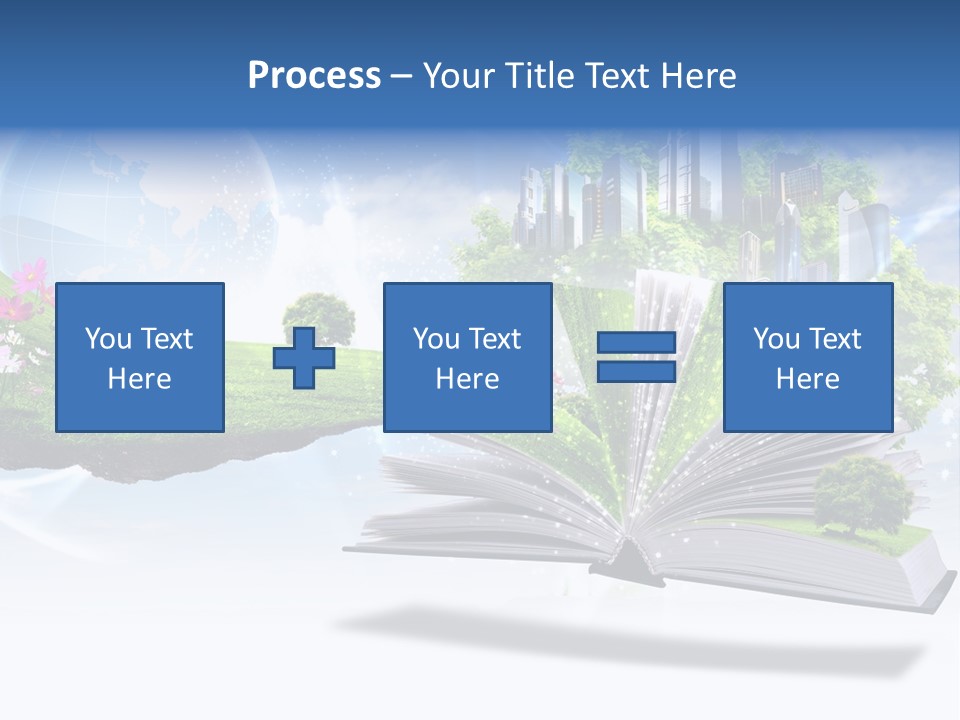 Concept Sky Meadow PowerPoint Template
