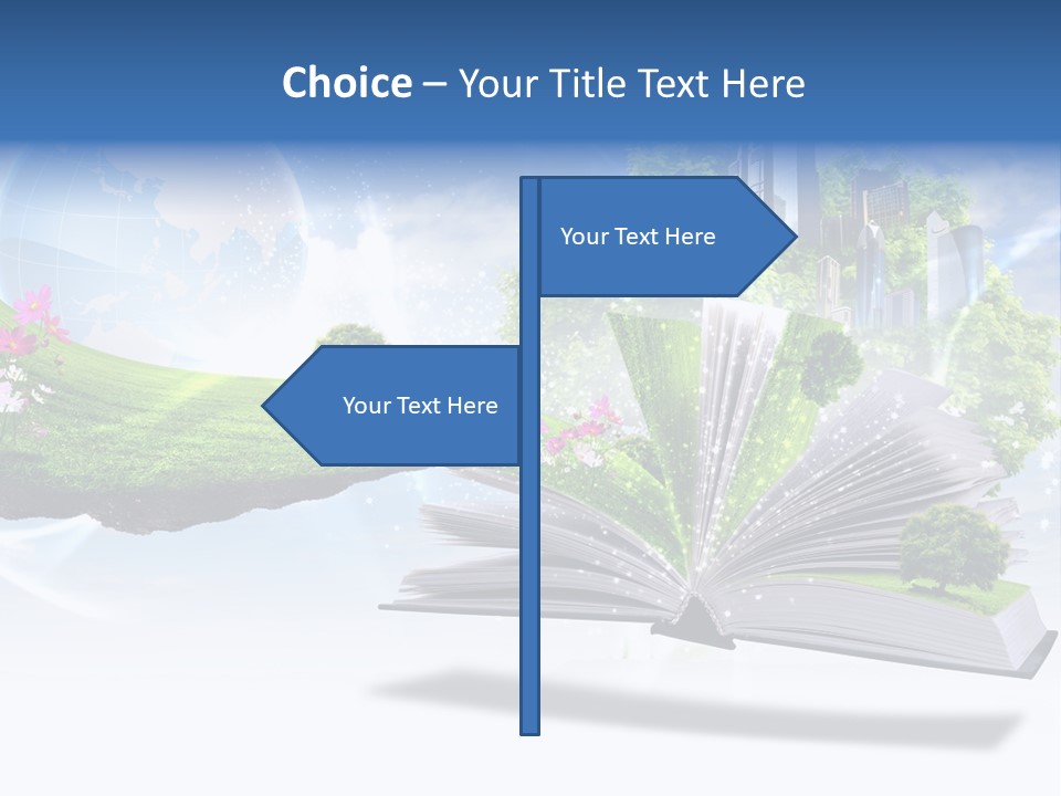 Concept Sky Meadow PowerPoint Template