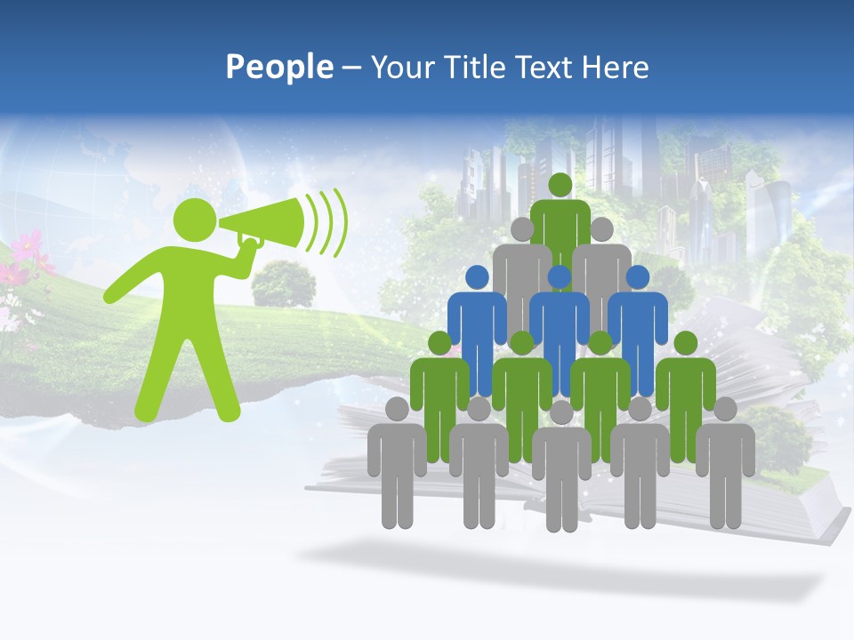 Concept Sky Meadow PowerPoint Template