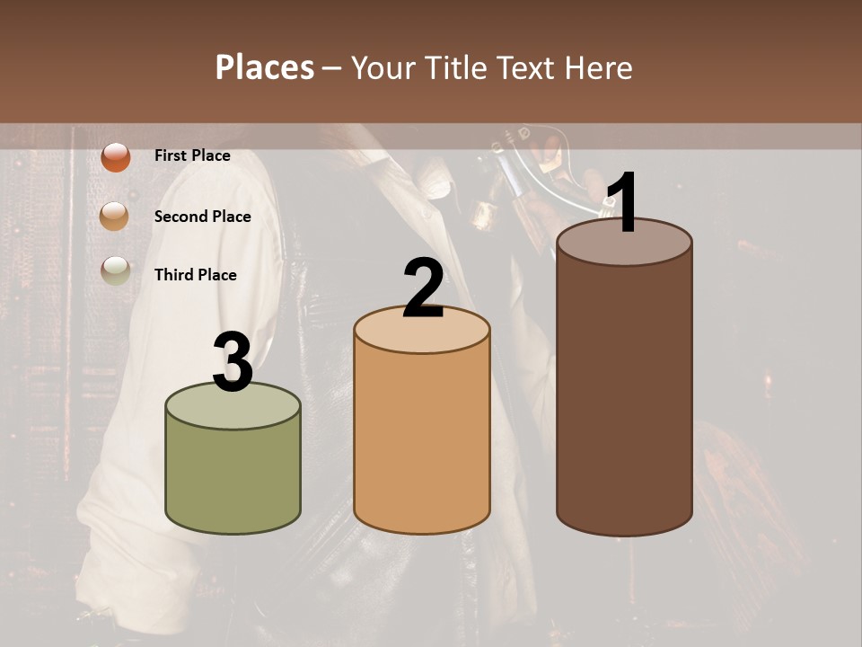 Fort Gilet Montre PowerPoint Template