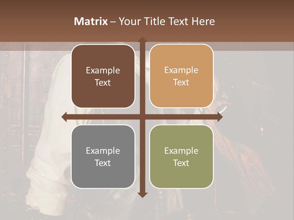 Fort Gilet Montre PowerPoint Template