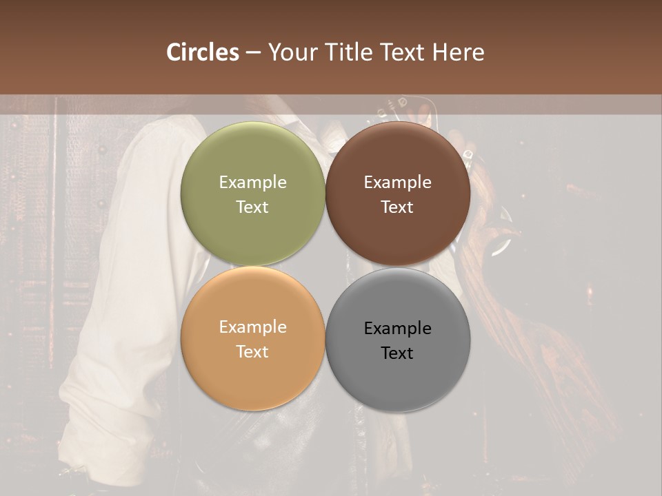 Fort Gilet Montre PowerPoint Template