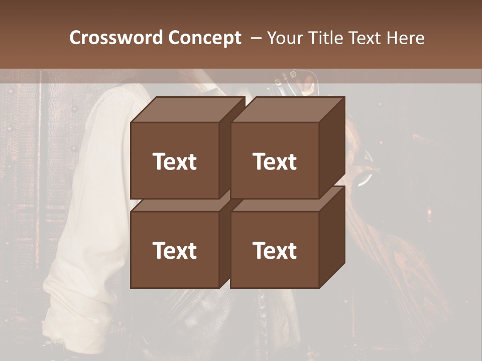 Fort Gilet Montre PowerPoint Template