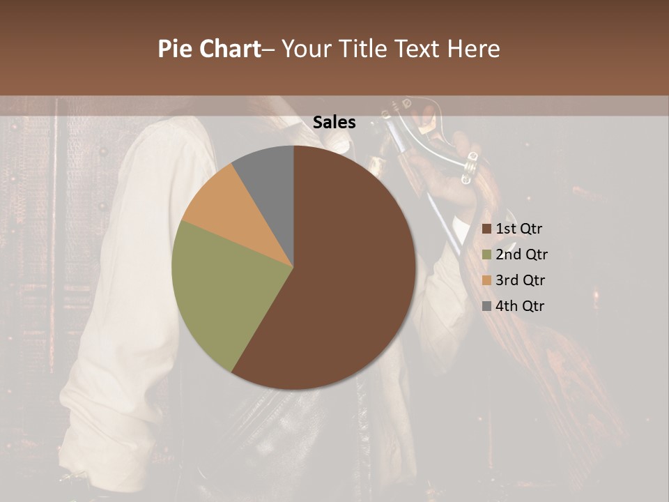 Fort Gilet Montre PowerPoint Template