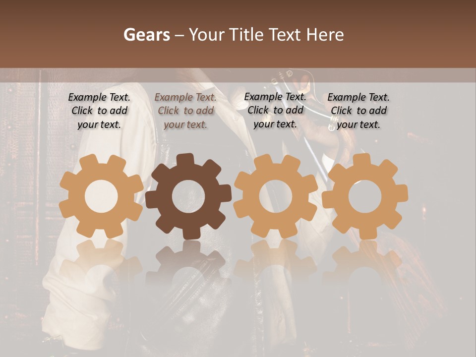 Fort Gilet Montre PowerPoint Template