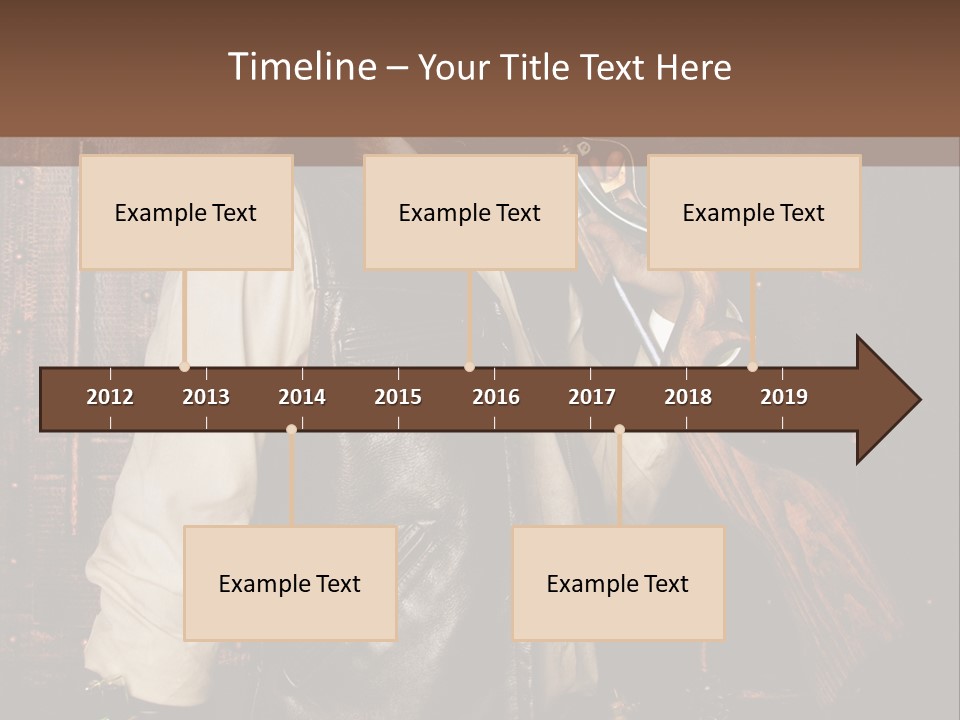 Fort Gilet Montre PowerPoint Template