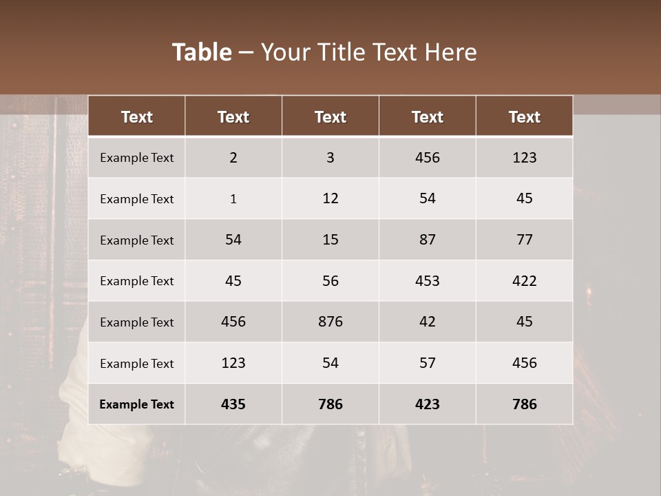 Fort Gilet Montre PowerPoint Template