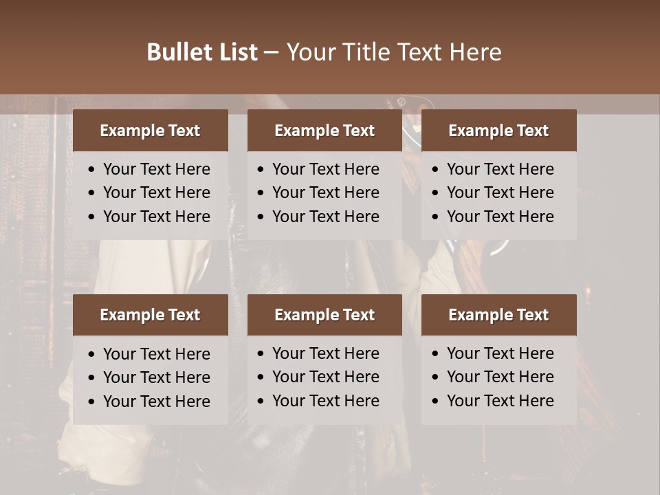 Fort Gilet Montre PowerPoint Template