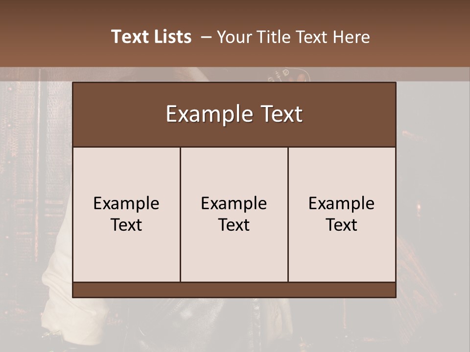 Fort Gilet Montre PowerPoint Template