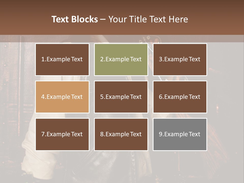 Fort Gilet Montre PowerPoint Template