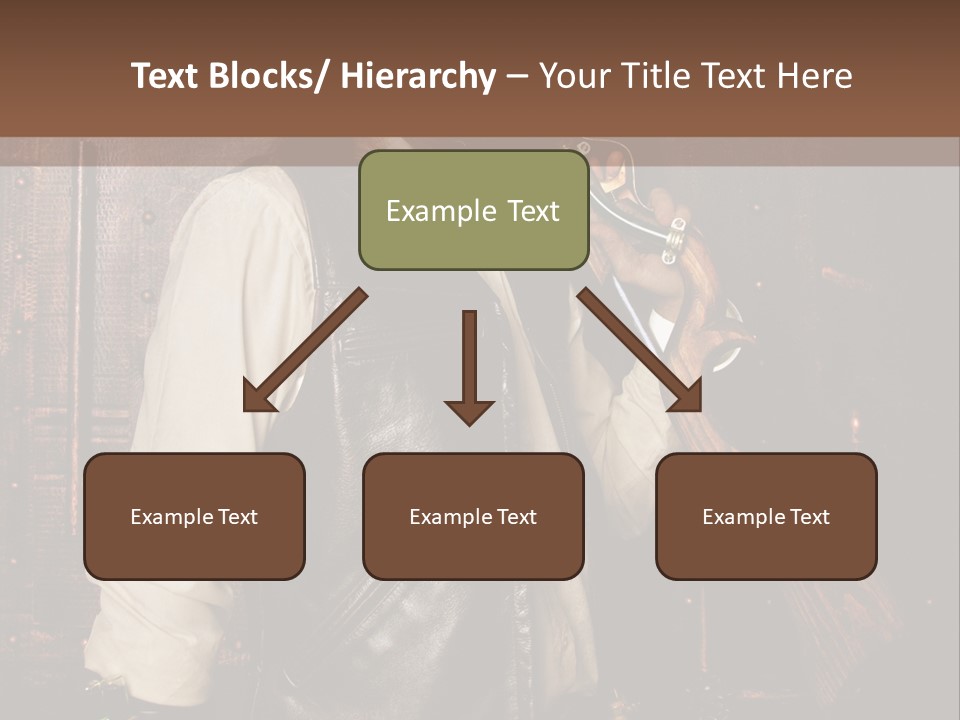 Fort Gilet Montre PowerPoint Template