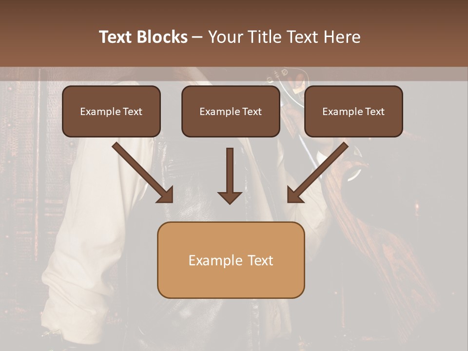 Fort Gilet Montre PowerPoint Template