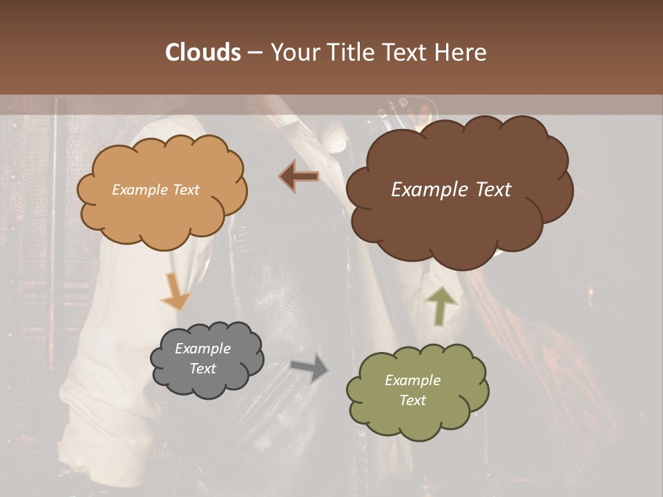 Fort Gilet Montre PowerPoint Template