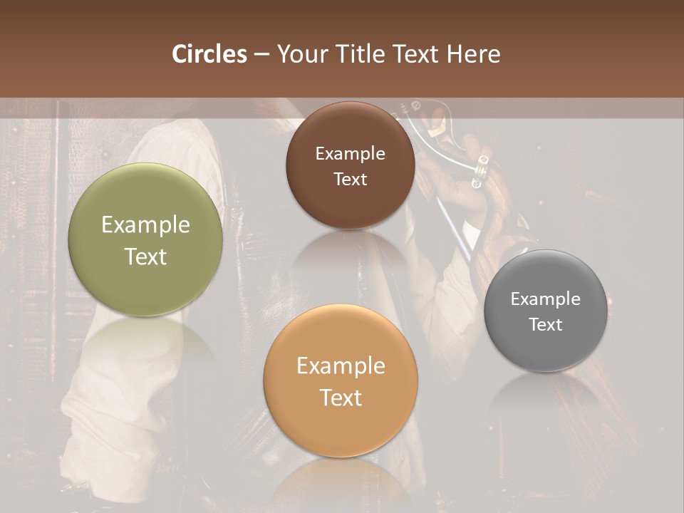 Fort Gilet Montre PowerPoint Template