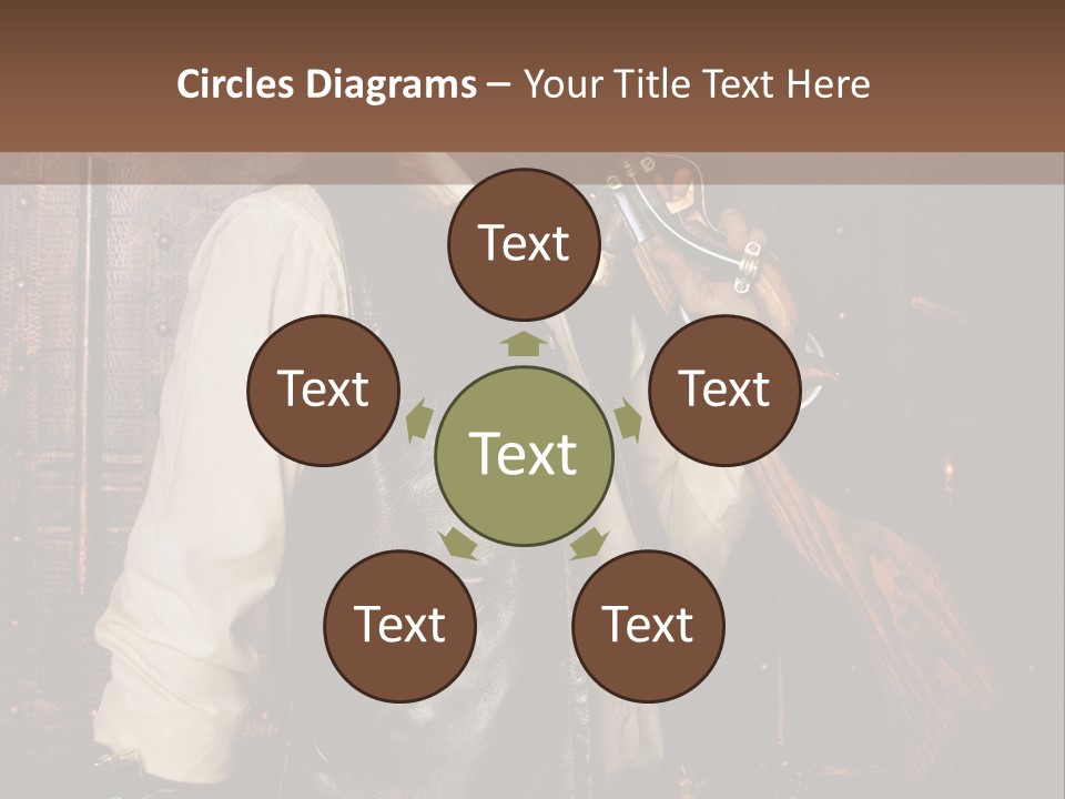 Fort Gilet Montre PowerPoint Template