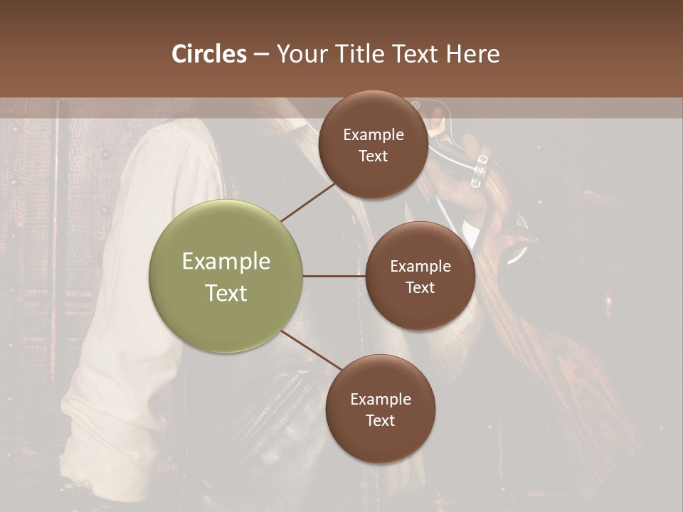 Fort Gilet Montre PowerPoint Template