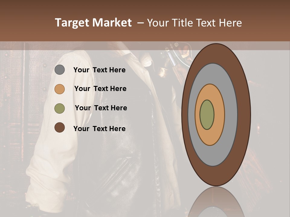 Fort Gilet Montre PowerPoint Template