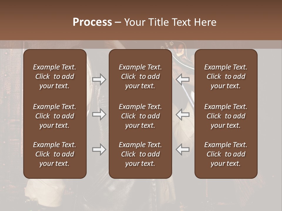 Fort Gilet Montre PowerPoint Template