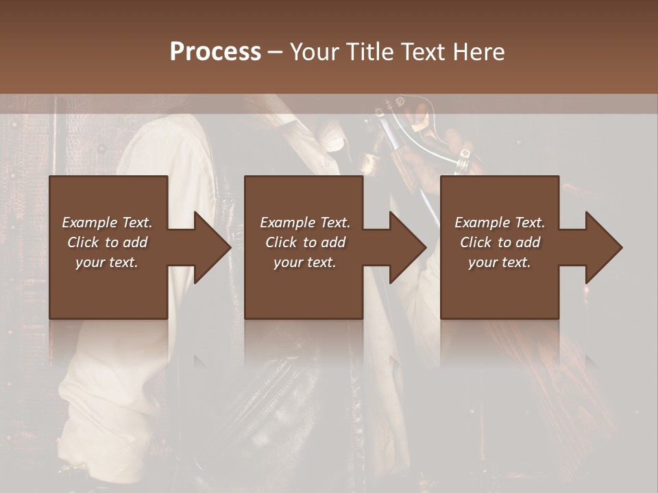 Fort Gilet Montre PowerPoint Template