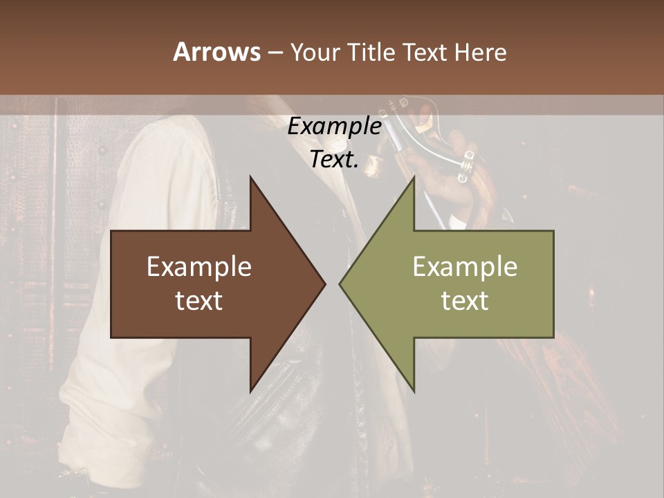 Fort Gilet Montre PowerPoint Template