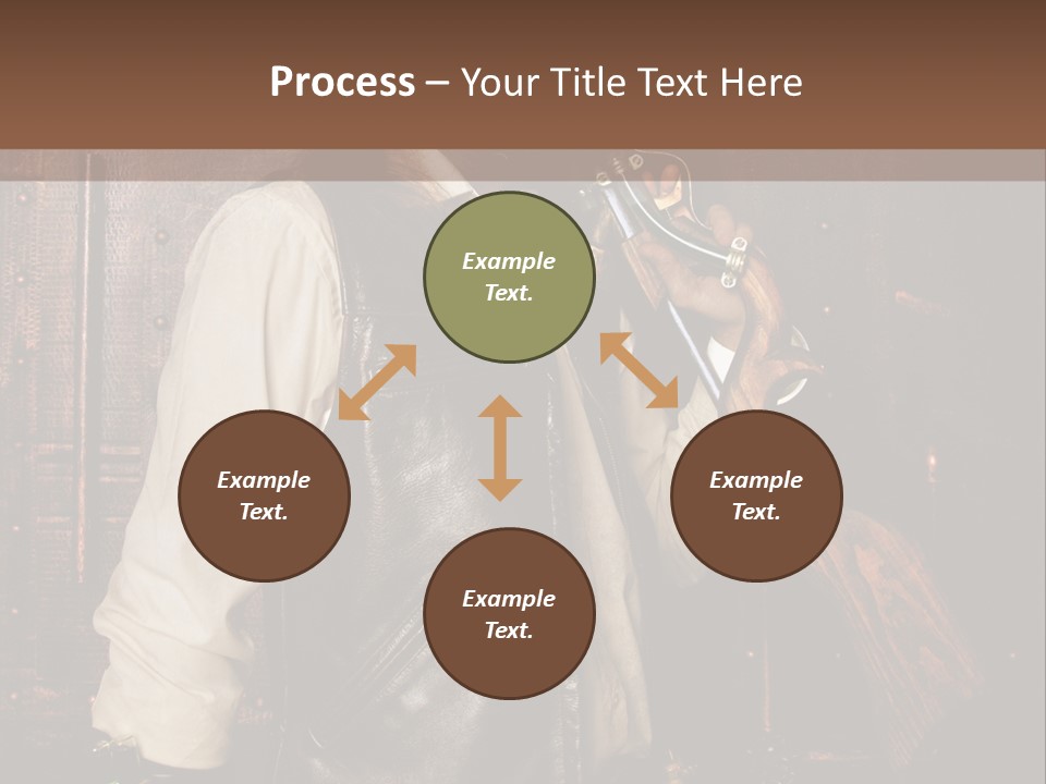 Fort Gilet Montre PowerPoint Template