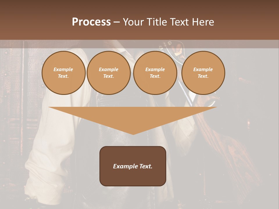 Fort Gilet Montre PowerPoint Template