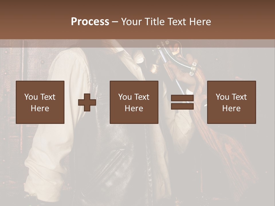 Fort Gilet Montre PowerPoint Template