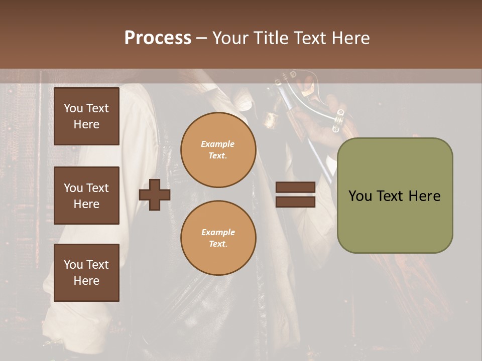Fort Gilet Montre PowerPoint Template