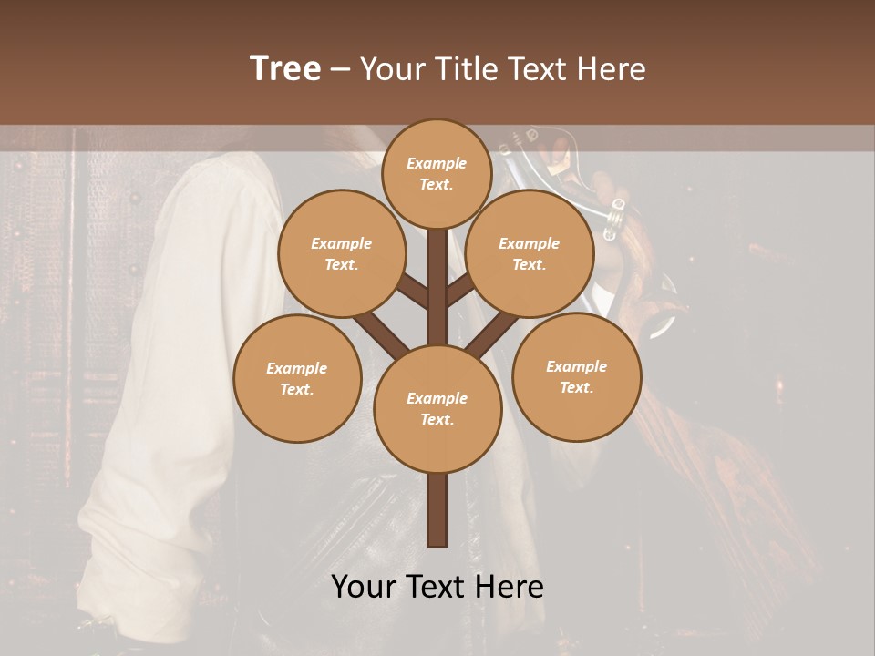 Fort Gilet Montre PowerPoint Template