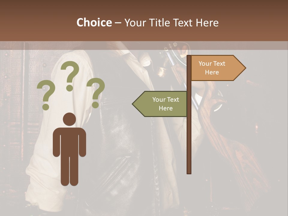 Fort Gilet Montre PowerPoint Template