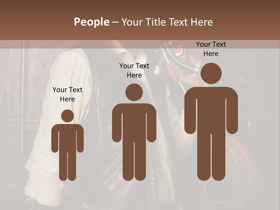 Fort Gilet Montre PowerPoint Template