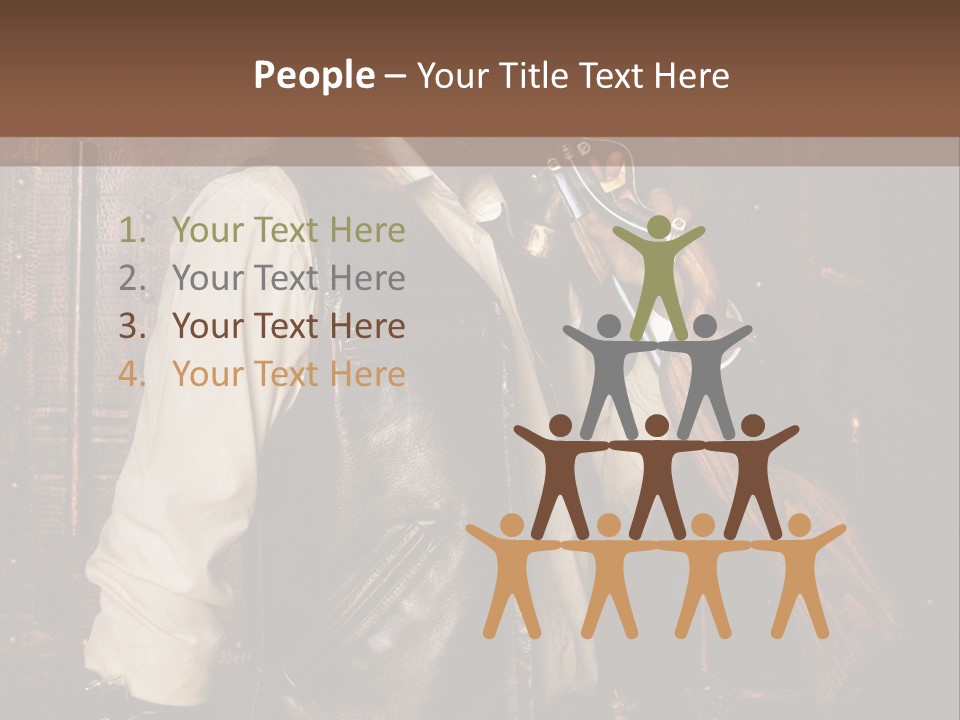 Fort Gilet Montre PowerPoint Template