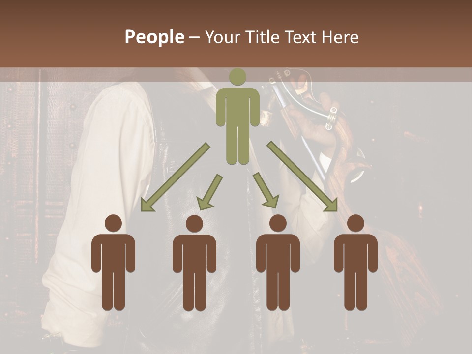 Fort Gilet Montre PowerPoint Template