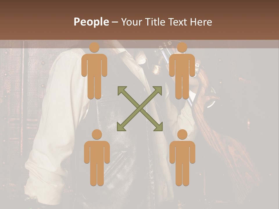 Fort Gilet Montre PowerPoint Template