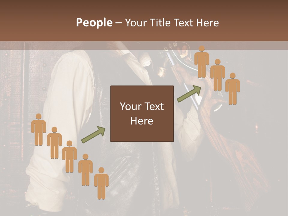 Fort Gilet Montre PowerPoint Template