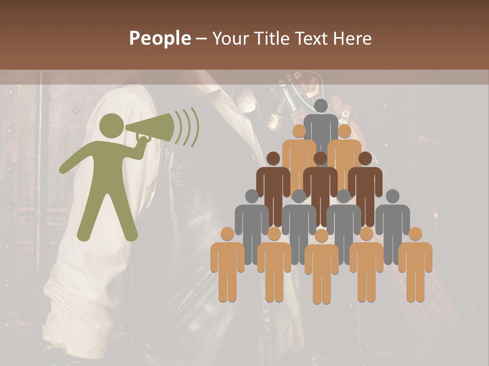 Fort Gilet Montre PowerPoint Template