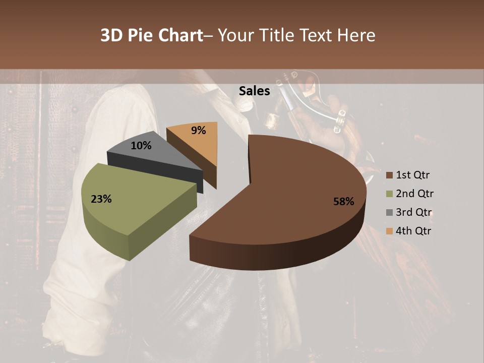 Fort Gilet Montre PowerPoint Template