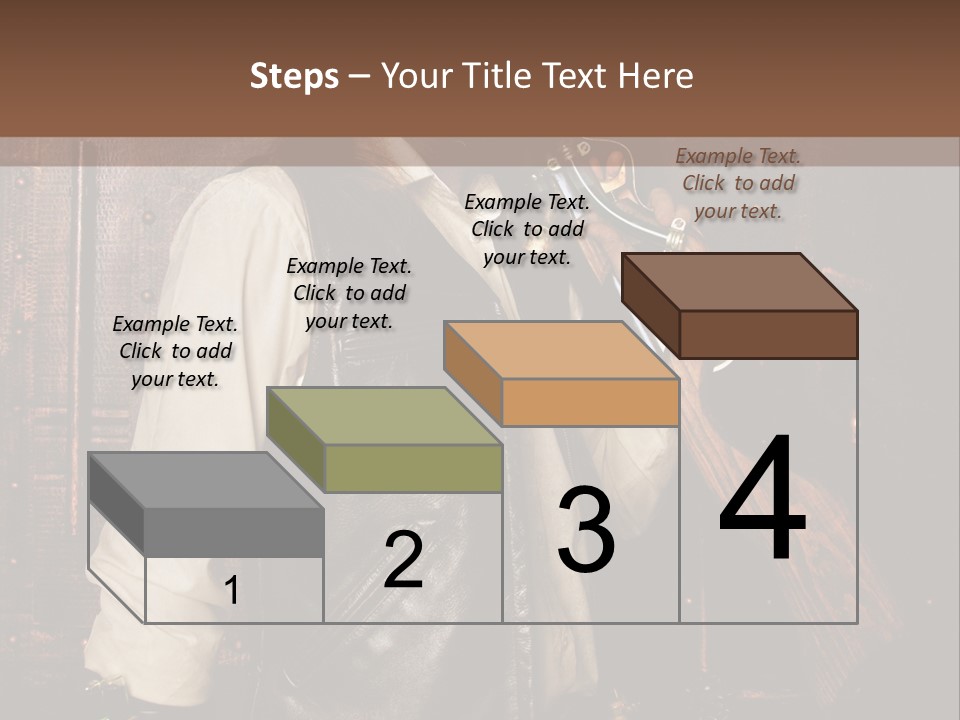 Fort Gilet Montre PowerPoint Template
