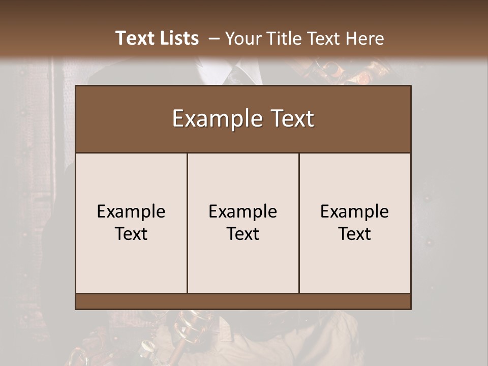 Soudeur Lunette Punk PowerPoint Template