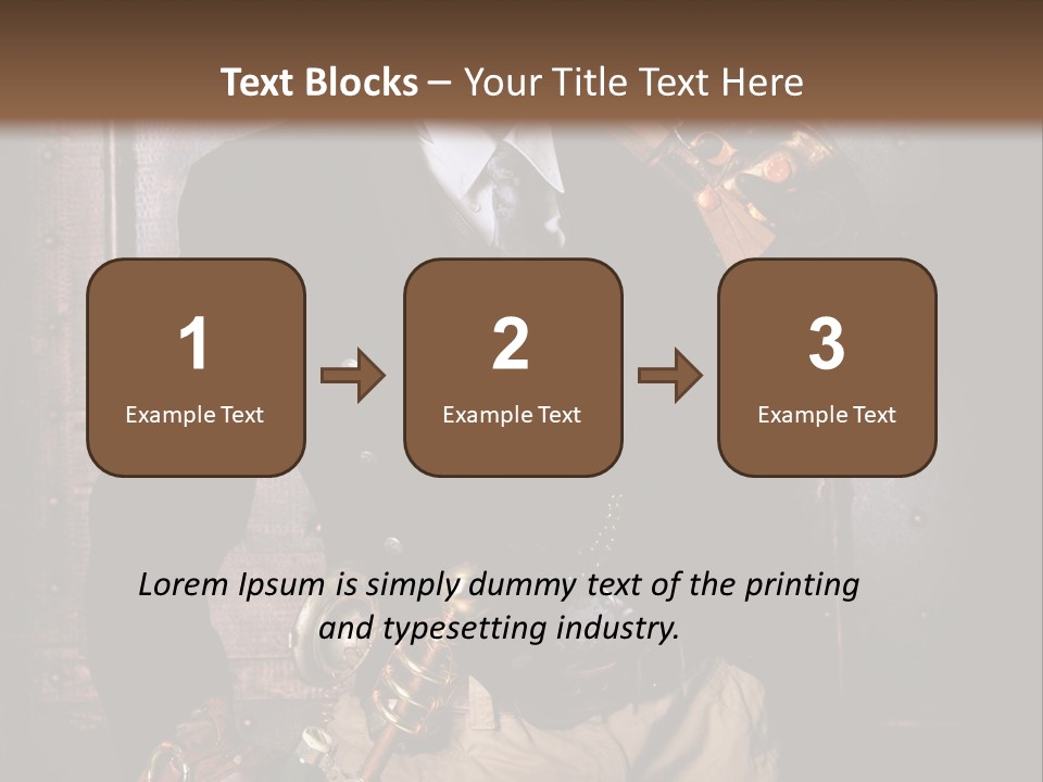 Soudeur Lunette Punk PowerPoint Template