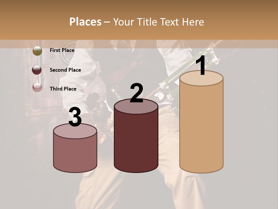 Cuir Steam Fort PowerPoint Template