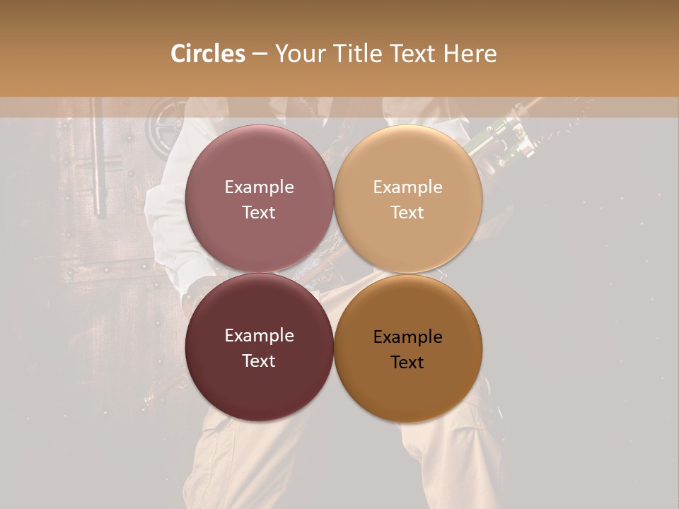 Cuir Steam Fort PowerPoint Template