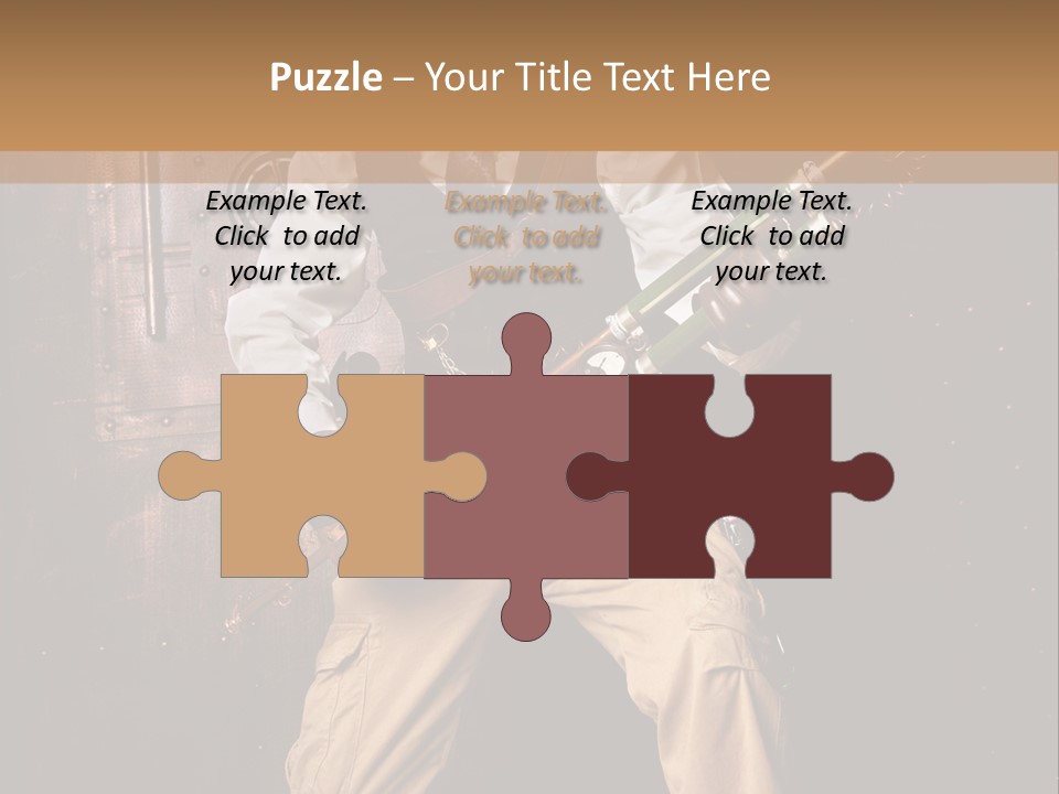 Cuir Steam Fort PowerPoint Template