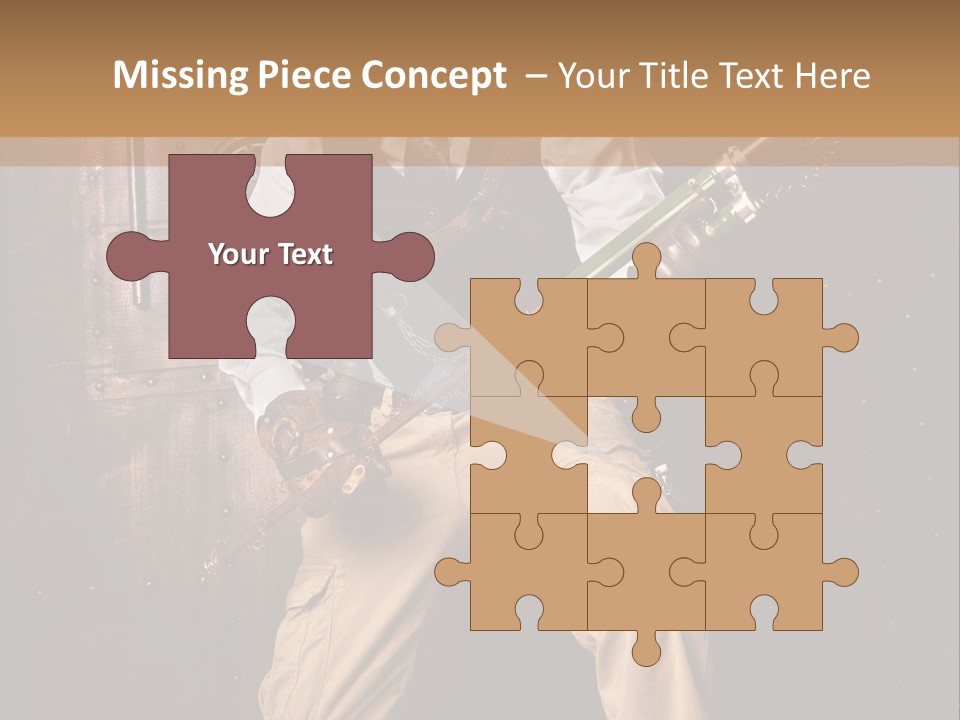 Cuir Steam Fort PowerPoint Template