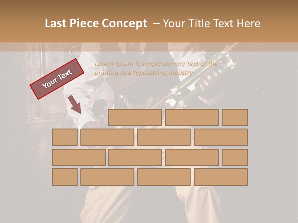 Cuir Steam Fort PowerPoint Template