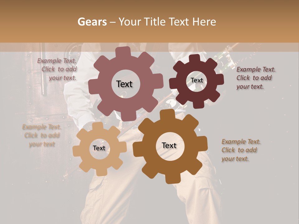 Cuir Steam Fort PowerPoint Template