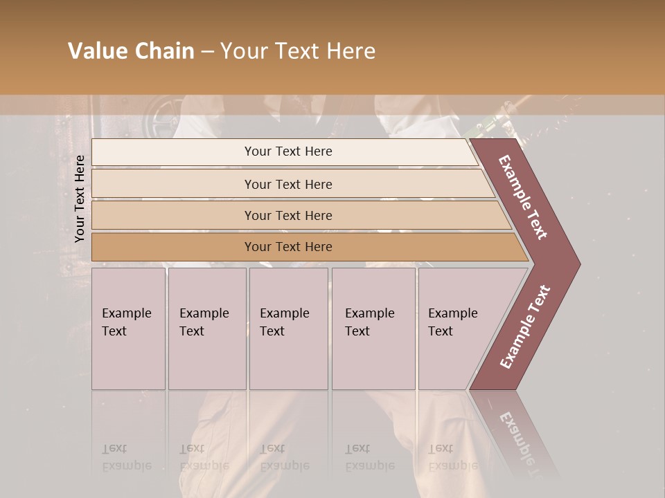 Cuir Steam Fort PowerPoint Template