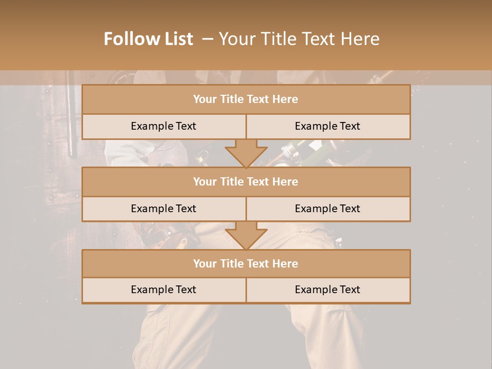 Cuir Steam Fort PowerPoint Template
