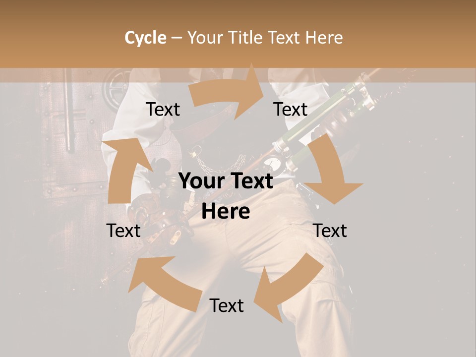 Cuir Steam Fort PowerPoint Template